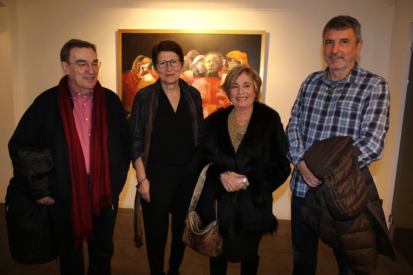 Pedro Olea, Carmen Erdozia, Rosa Rozadilla y Bitor Allende.