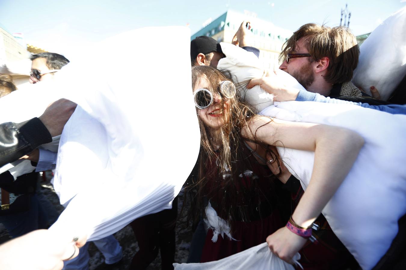 Guerra de almohadas a escala mundial