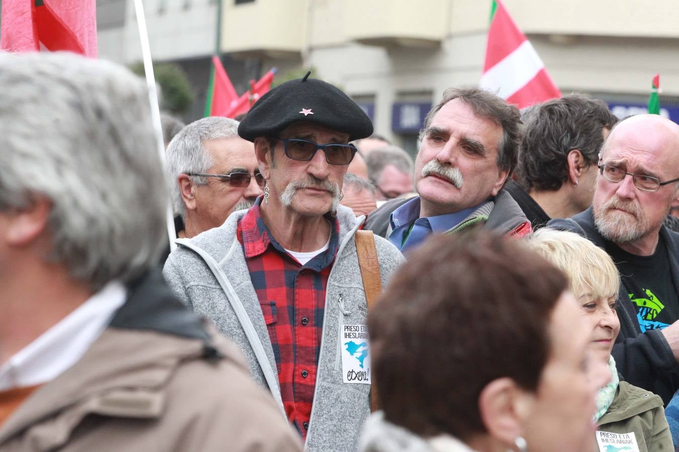 Manifestación en favor de los presos de ETA en Bilbao