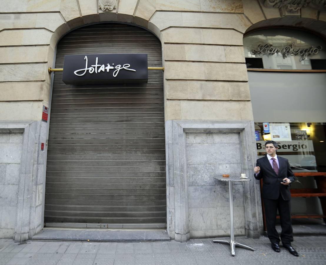 Jota+ Ge cerró su tienda en la calle Máximo Aguirre en febrero de 2013.. 