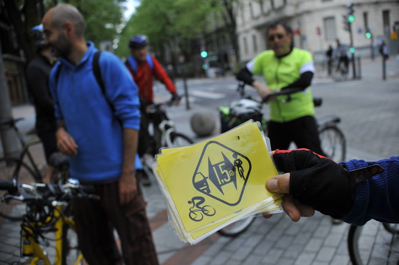 Demandan un carril bici en la Margen Derecha que conecte a los vecinos con Bilbao