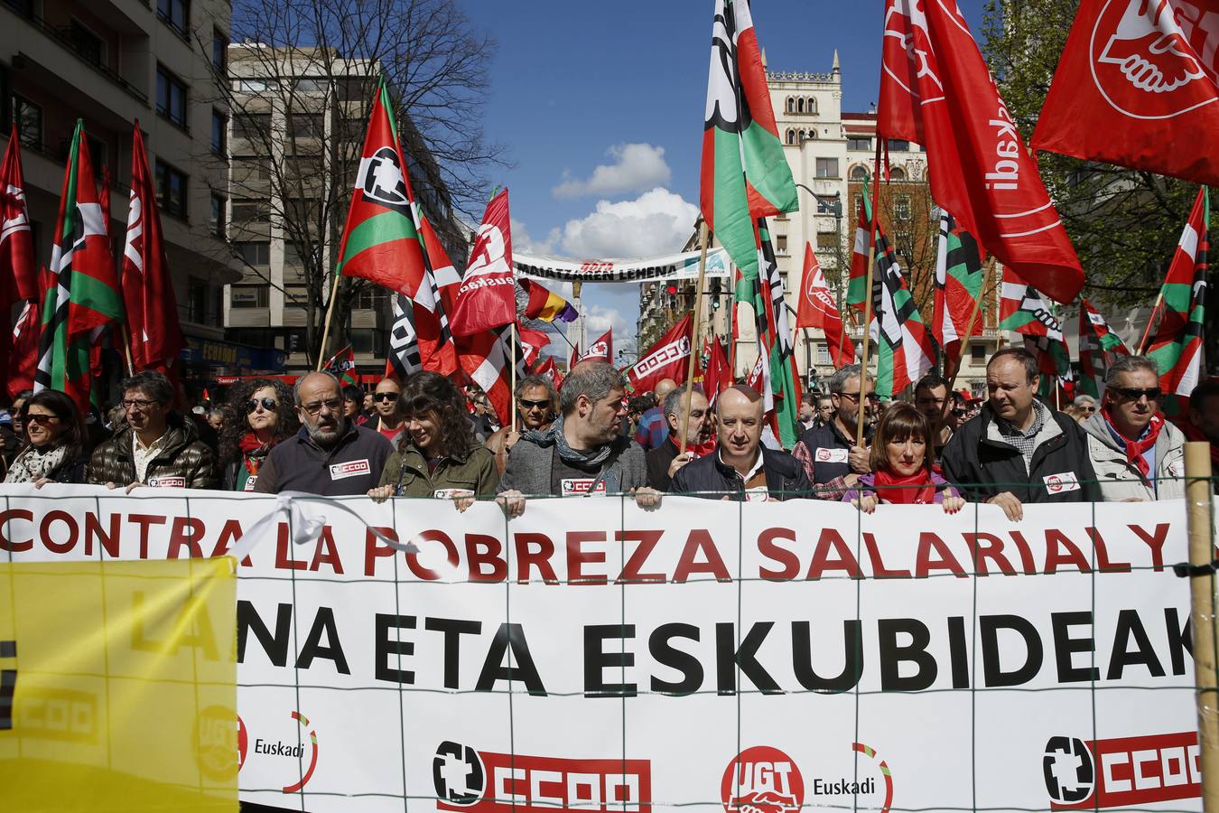 Los sindicatos vascos salen a la calle el 1 de mayo