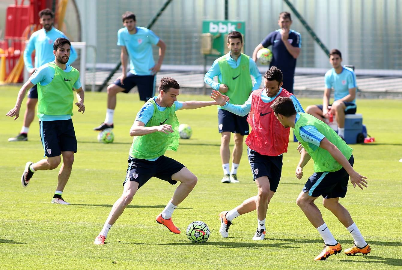 Entrenamiento del Athletic de esta mañana