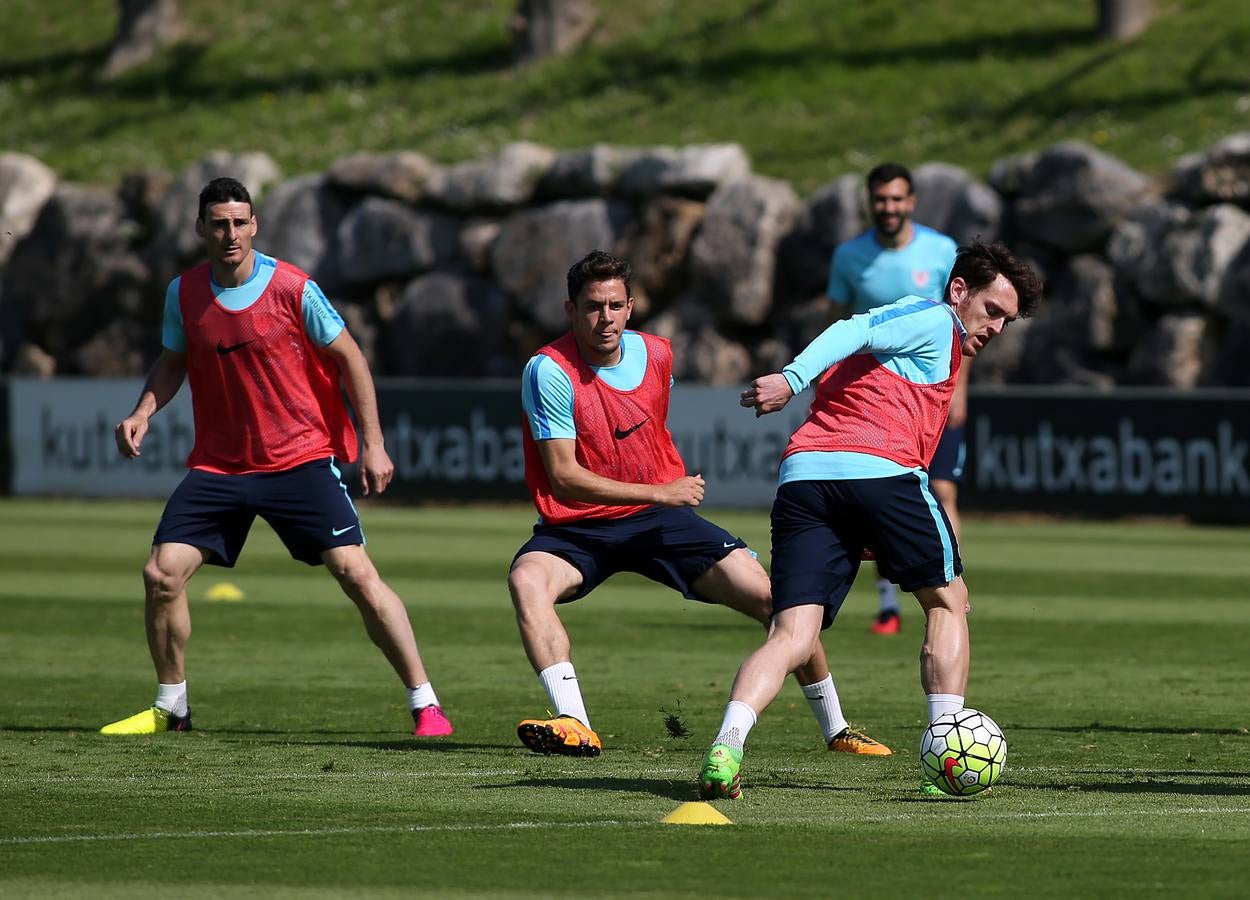 Entrenamiento del Athletic de esta mañana