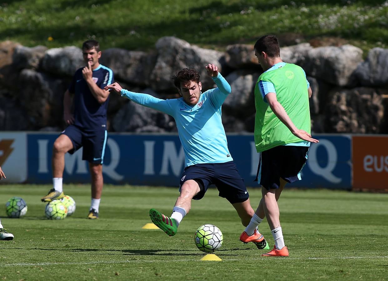 Entrenamiento del Athletic de esta mañana