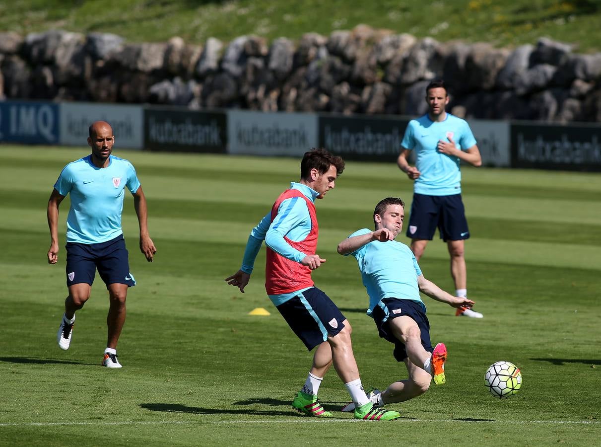 Entrenamiento del Athletic de esta mañana
