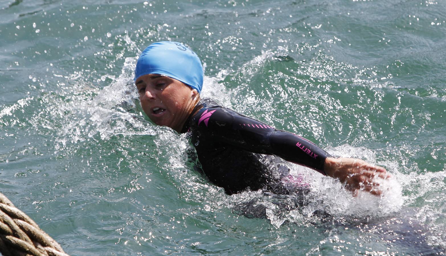 Virginia Berasategui vuelve al triatlón en Bermeo