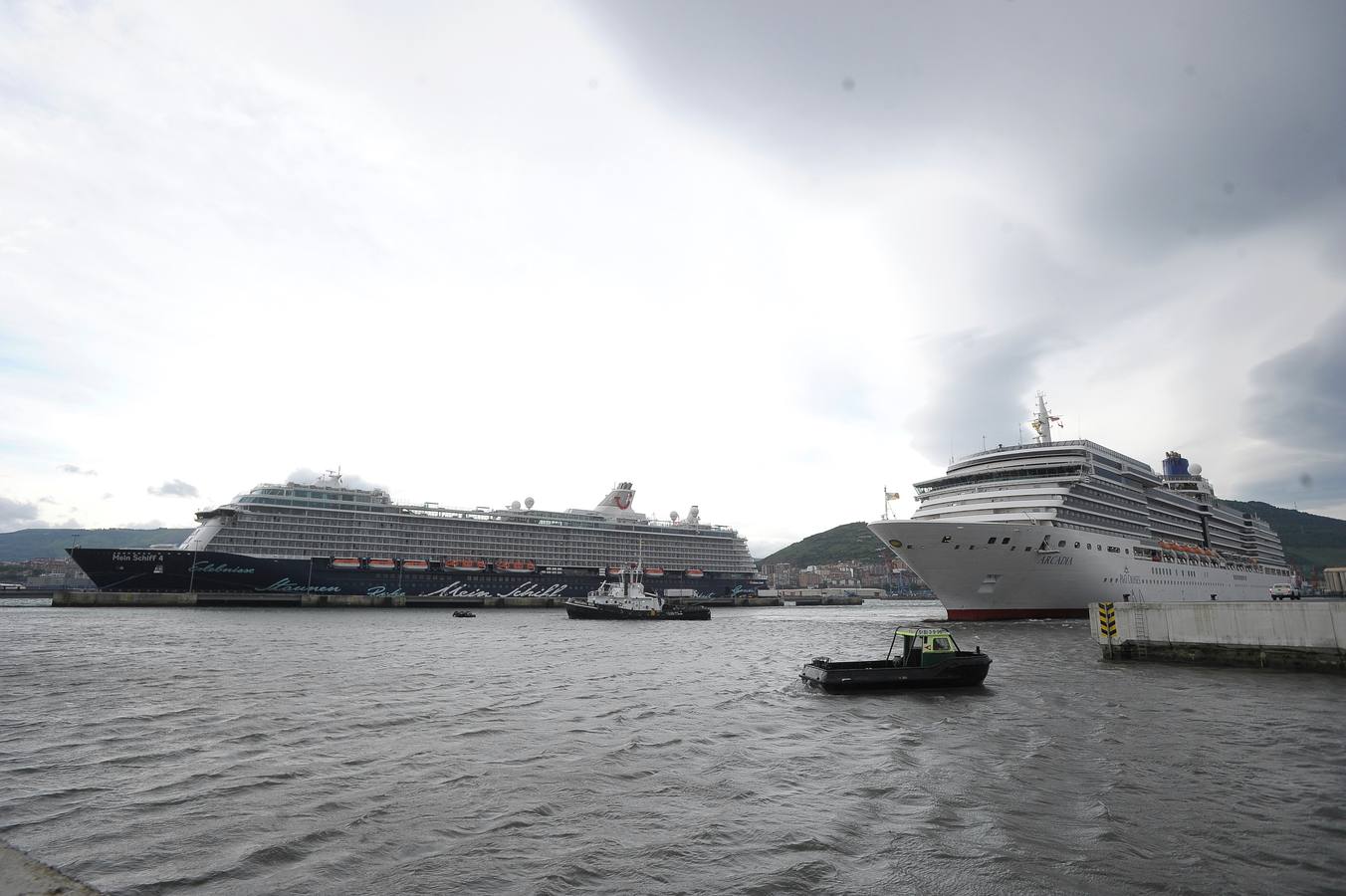 Cerca de 5.000 cruceristas llegan a Getxo