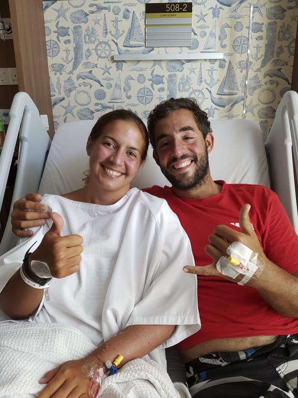 Los españoles rescatados en Malasia ya se encuentran en tierra firme