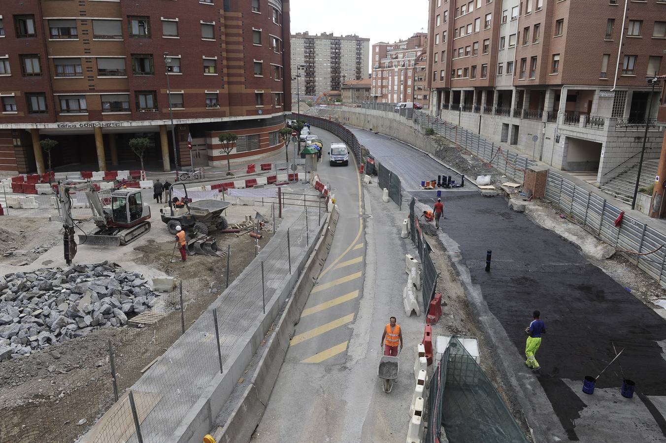 El nuevo trazado subterráneo en Irala