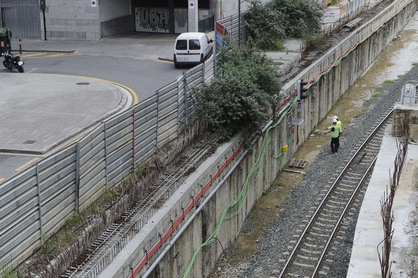 El nuevo trazado subterráneo en Irala