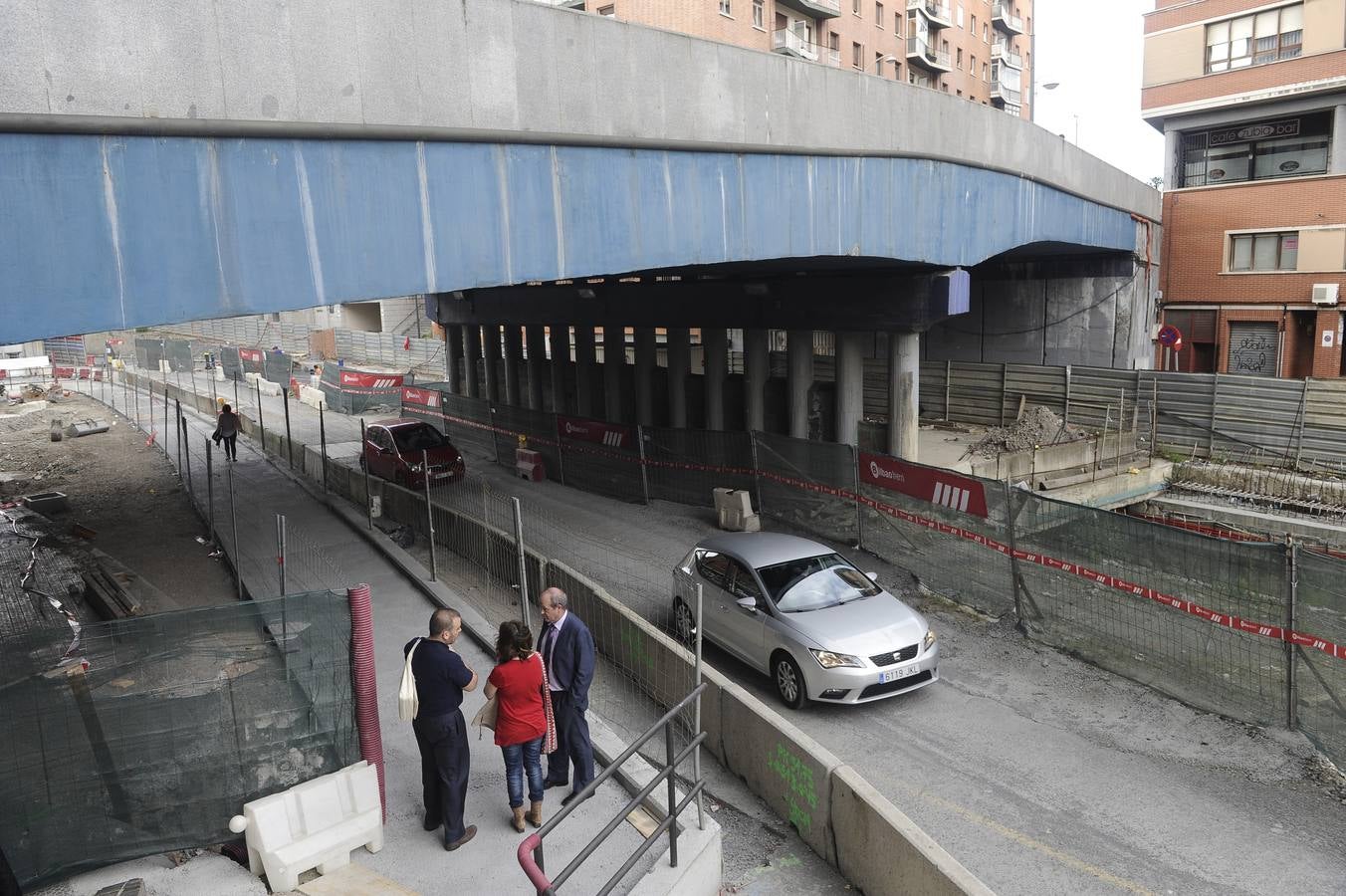 El nuevo trazado subterráneo en Irala