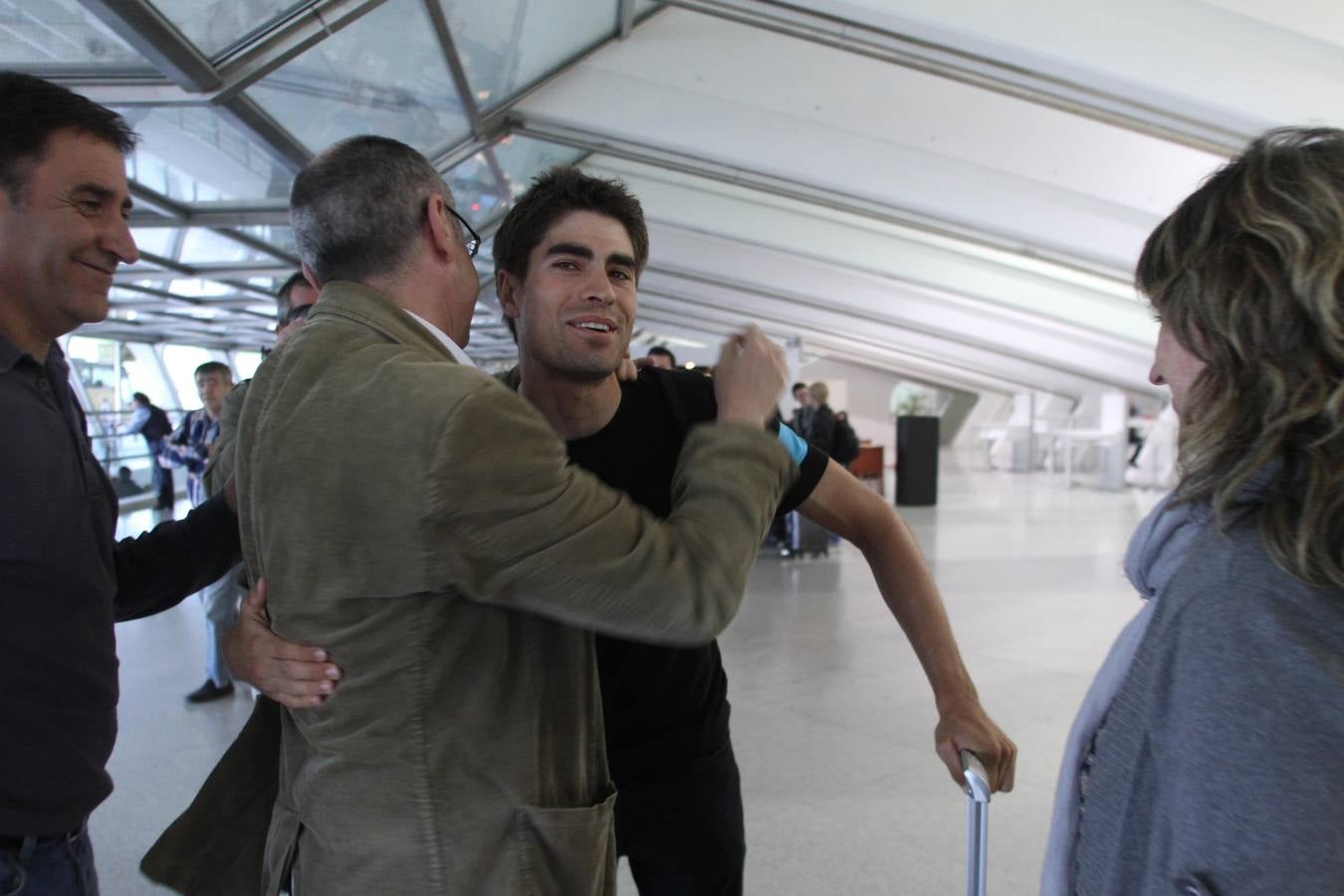 Mikel Landa, en casa