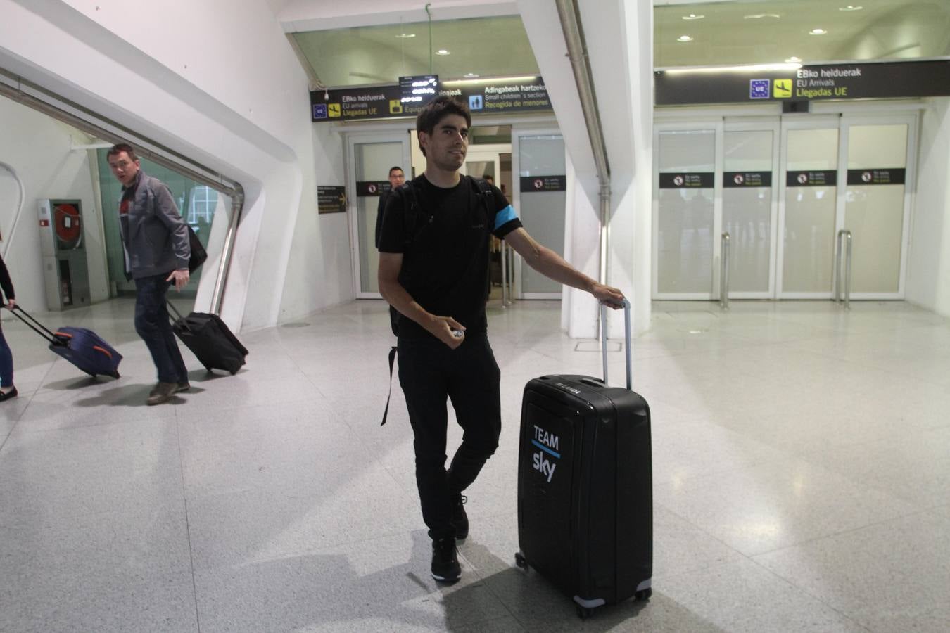 Mikel Landa, en casa