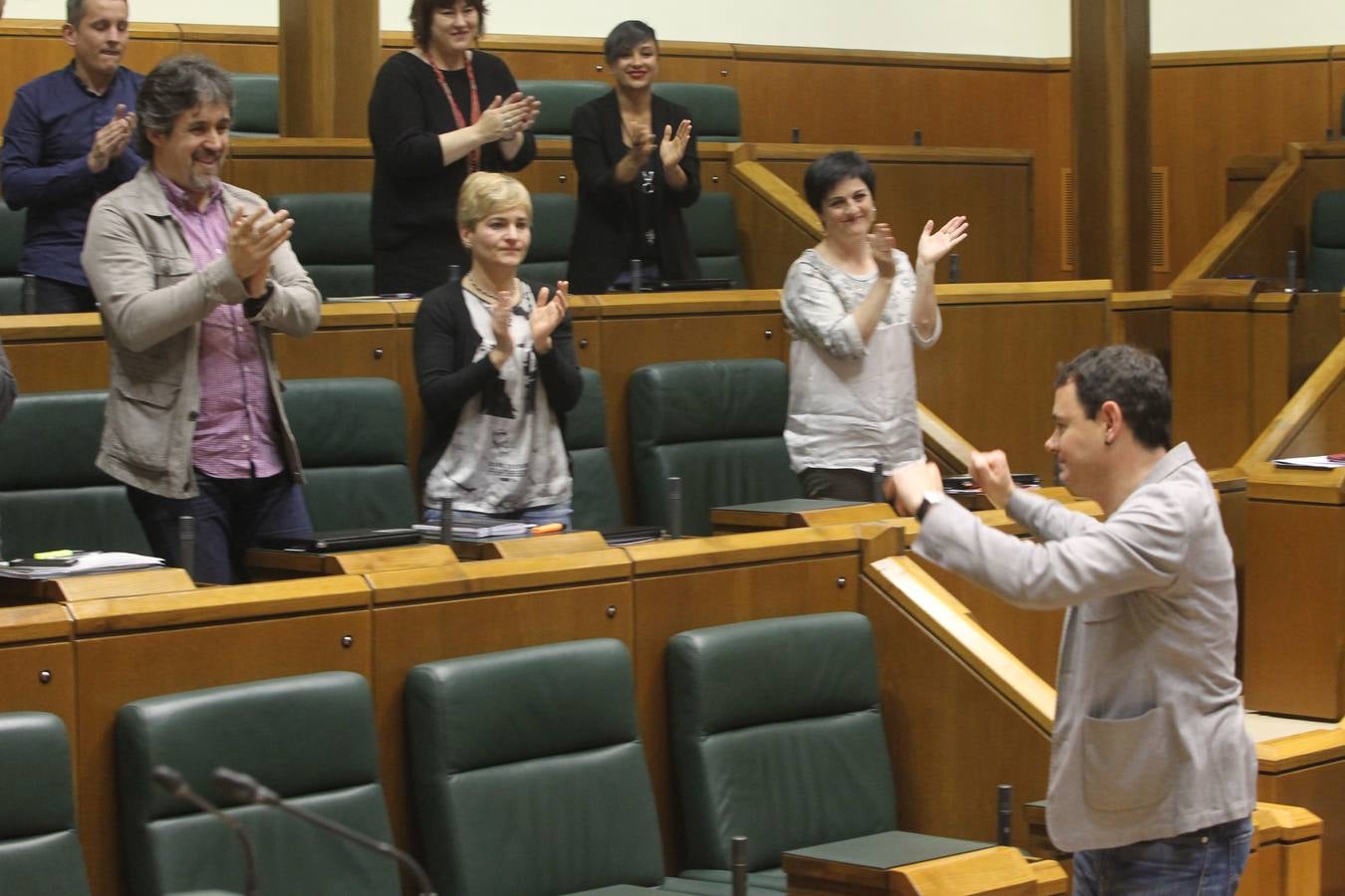 Último pleno de Hasier Arraiz en el Parlamento vasco