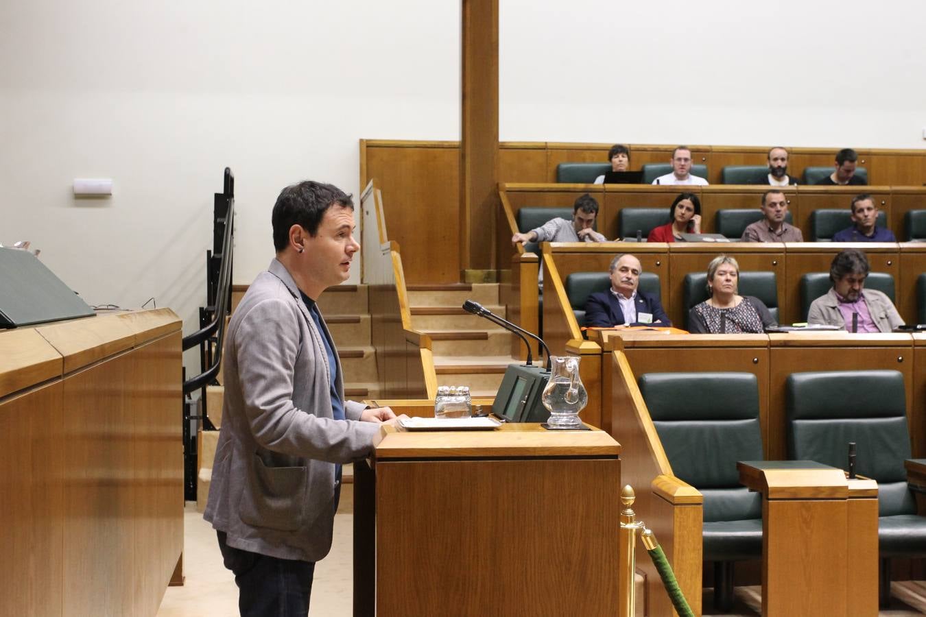 Último pleno de Hasier Arraiz en el Parlamento vasco