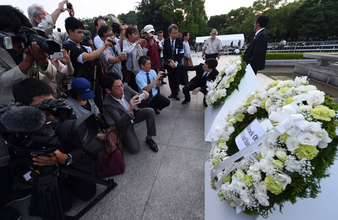 Obama llega a Hiroshima para una histórica visita