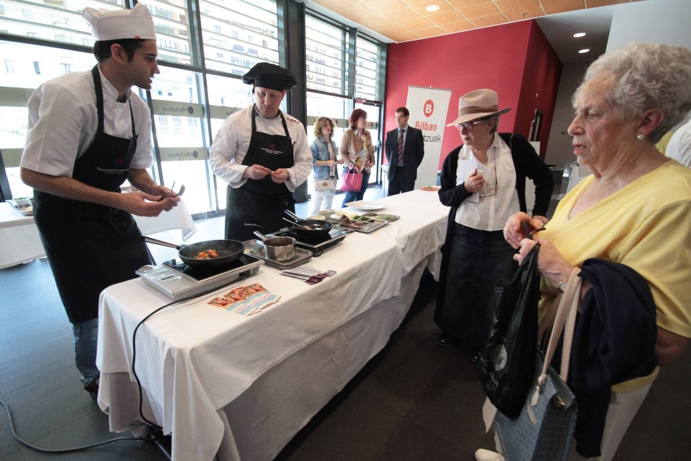 Show cooking en el mercado de La Ribera