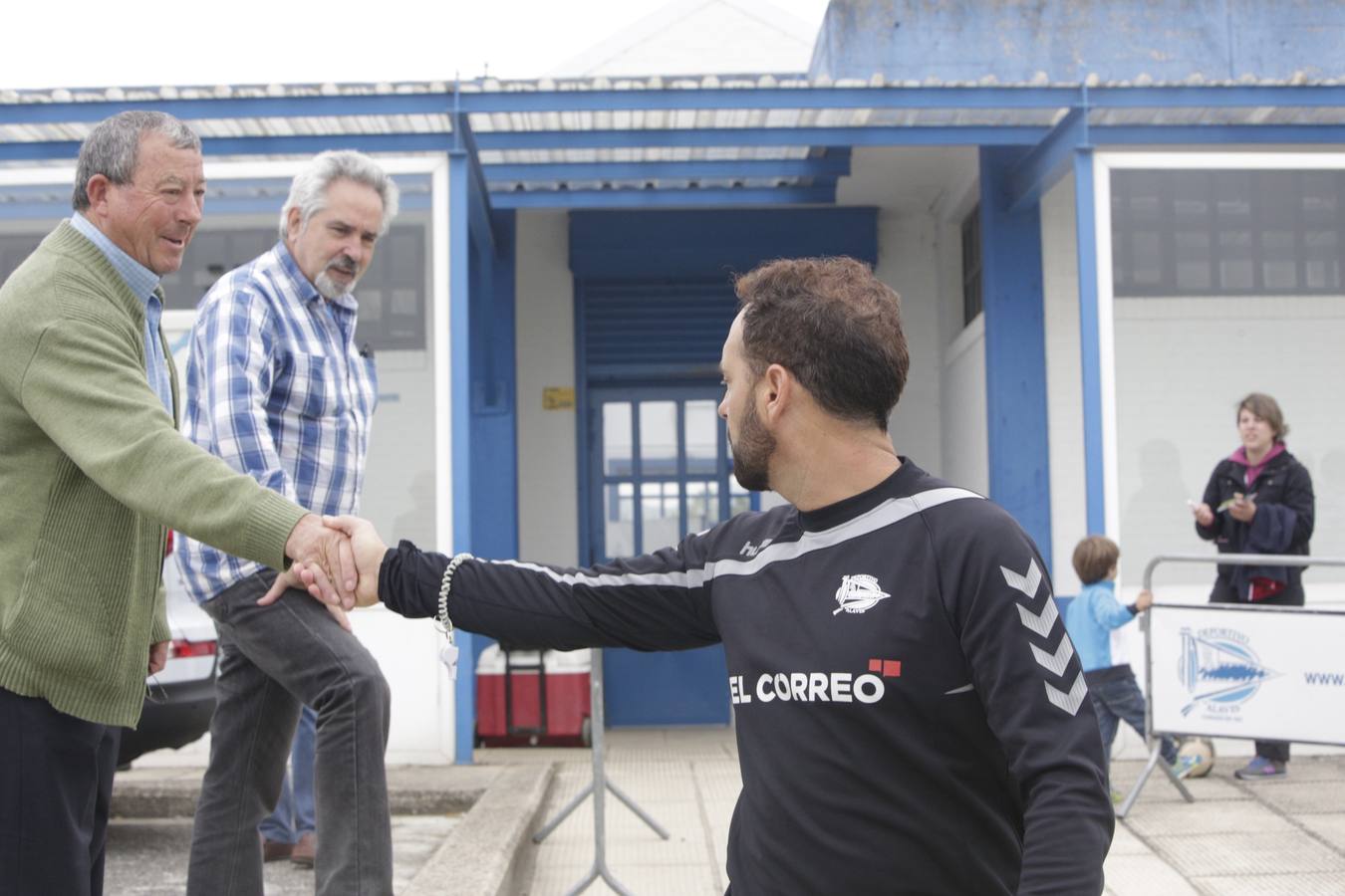 Entrenamiento del Alavés en Ibaia tras el ascenso