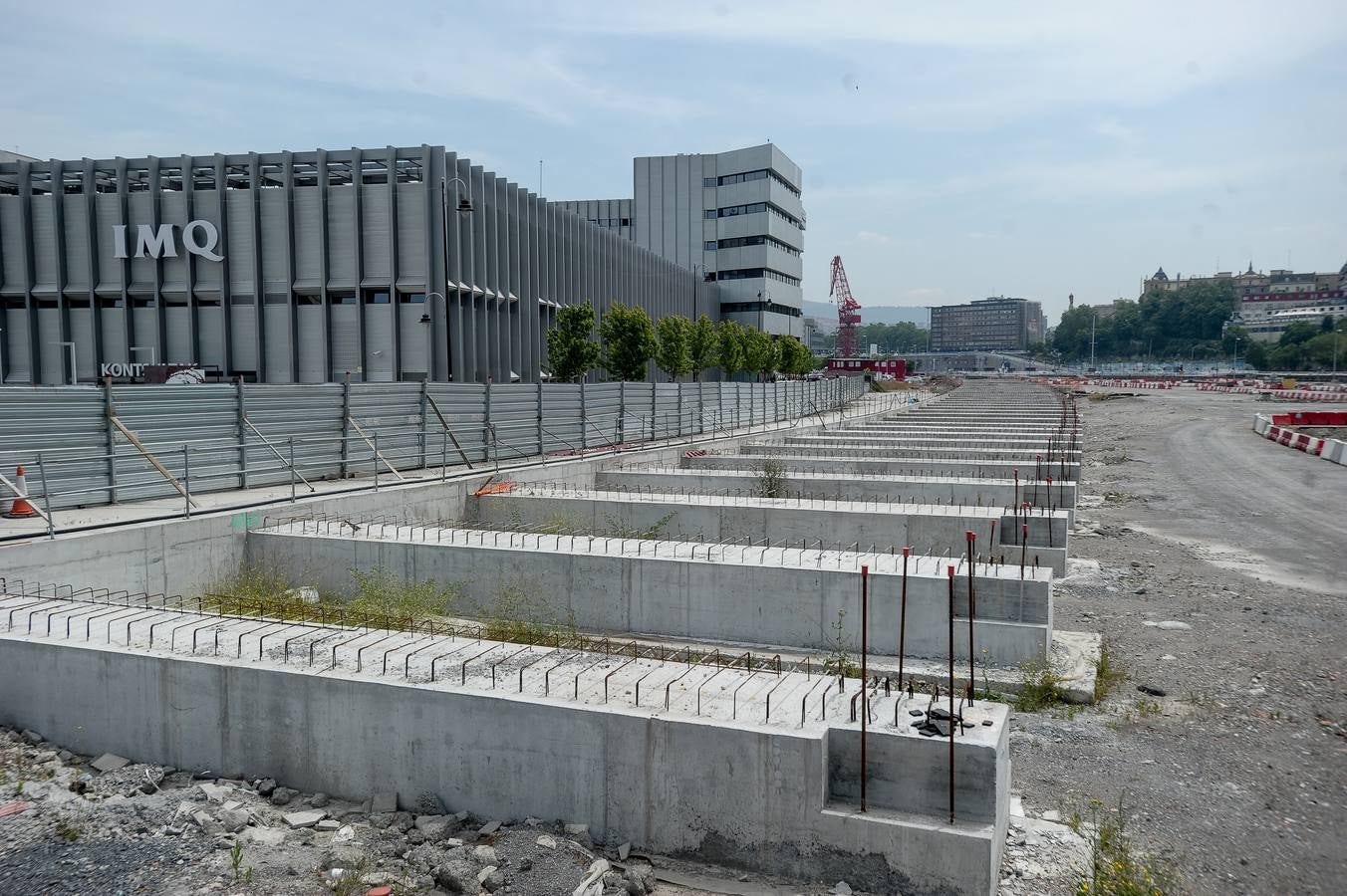 Así continúan las obras del Canal de Deusto
