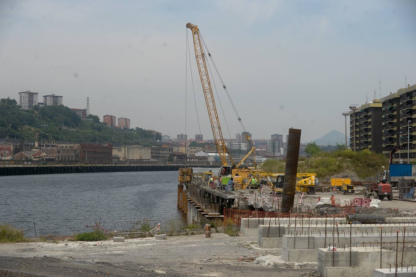 Así continúan las obras del Canal de Deusto