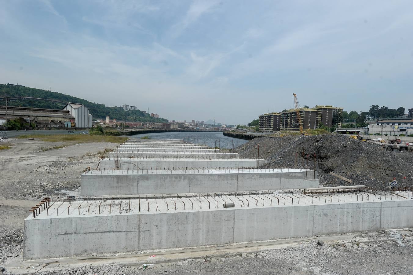 Así continúan las obras del Canal de Deusto