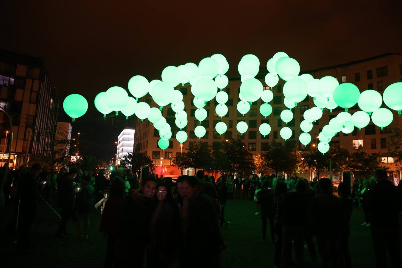 La Noche Blanca ilumina Bilbao