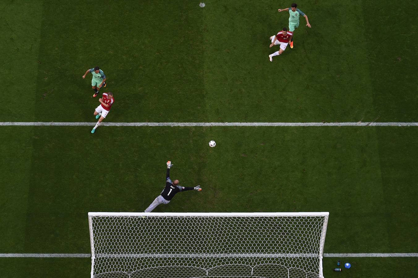 Las mejores imágenes del Hungría-Portugal