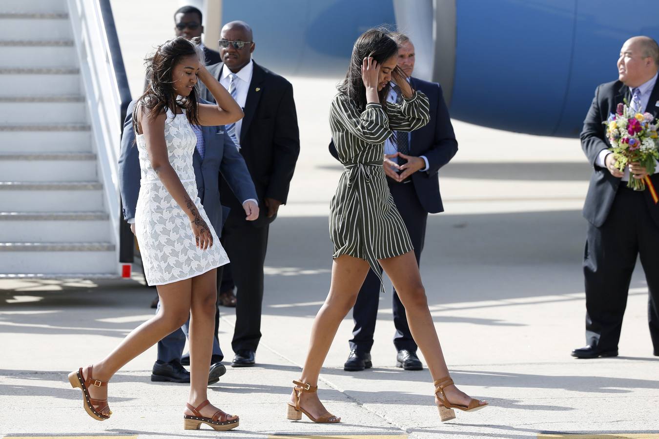 Michelle Obama aterriza en España