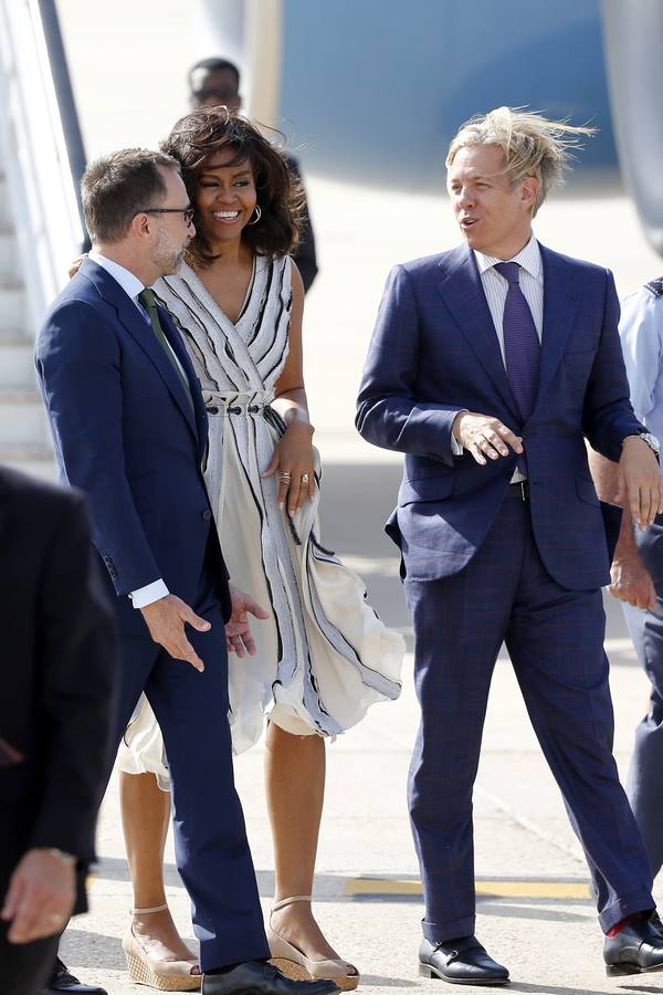 Michelle Obama aterriza en España