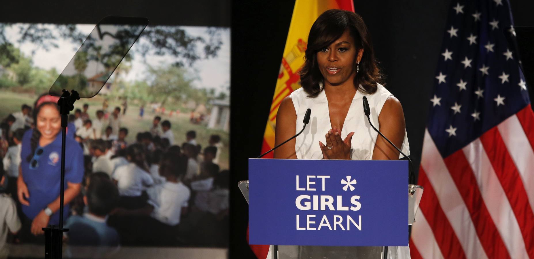 La conferencia de Michelle Obama, en Madrid