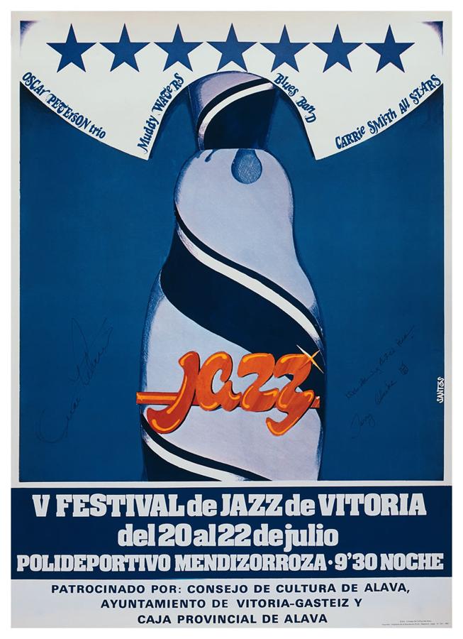 40 años de carteles del Jazz en VItoria