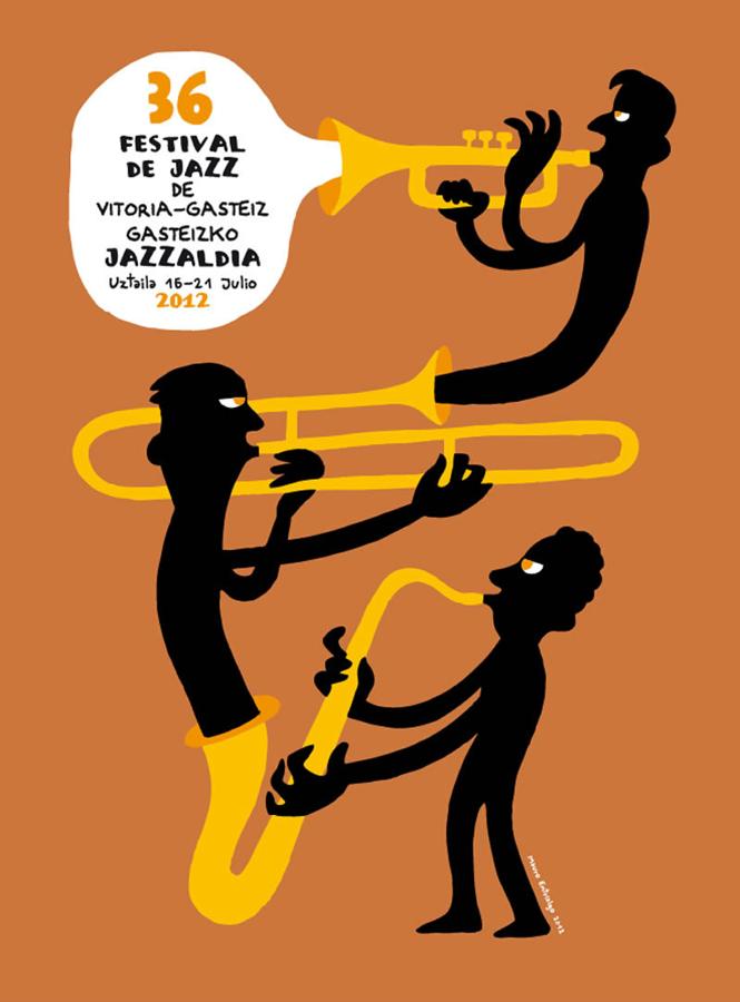 40 años de carteles del Jazz en VItoria