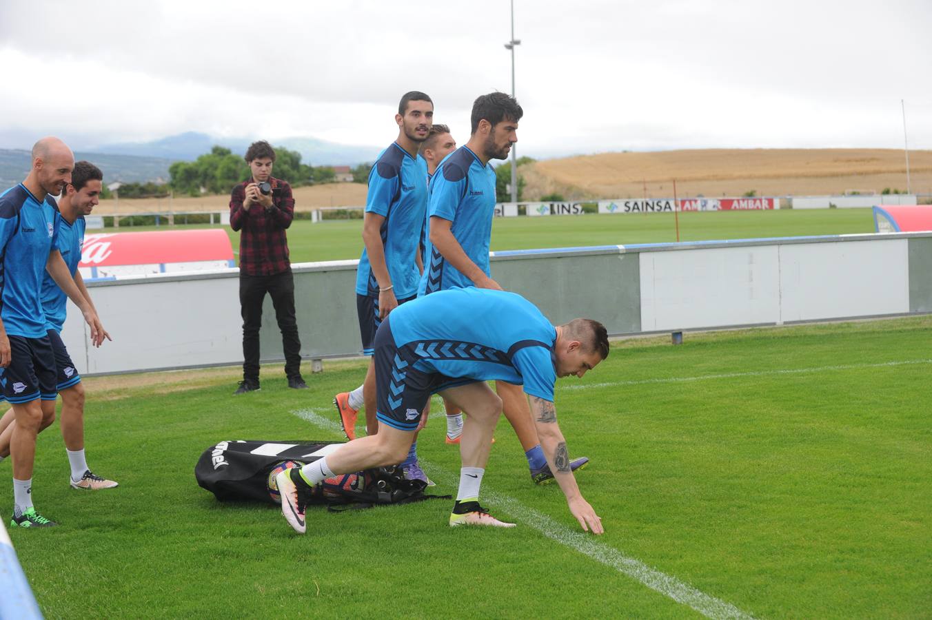 Primer entrenamiento del Alavés esta temporada