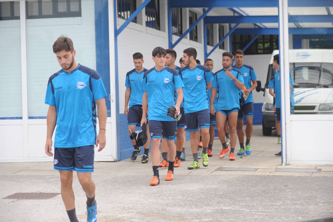 Primer entrenamiento del Alavés esta temporada