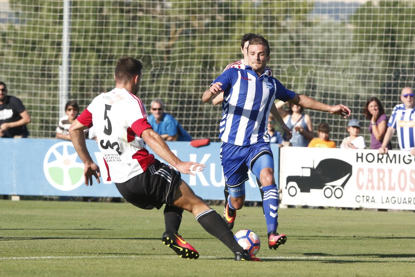 Alavés - U. D. Logroñés. Amistoso de pretemporada