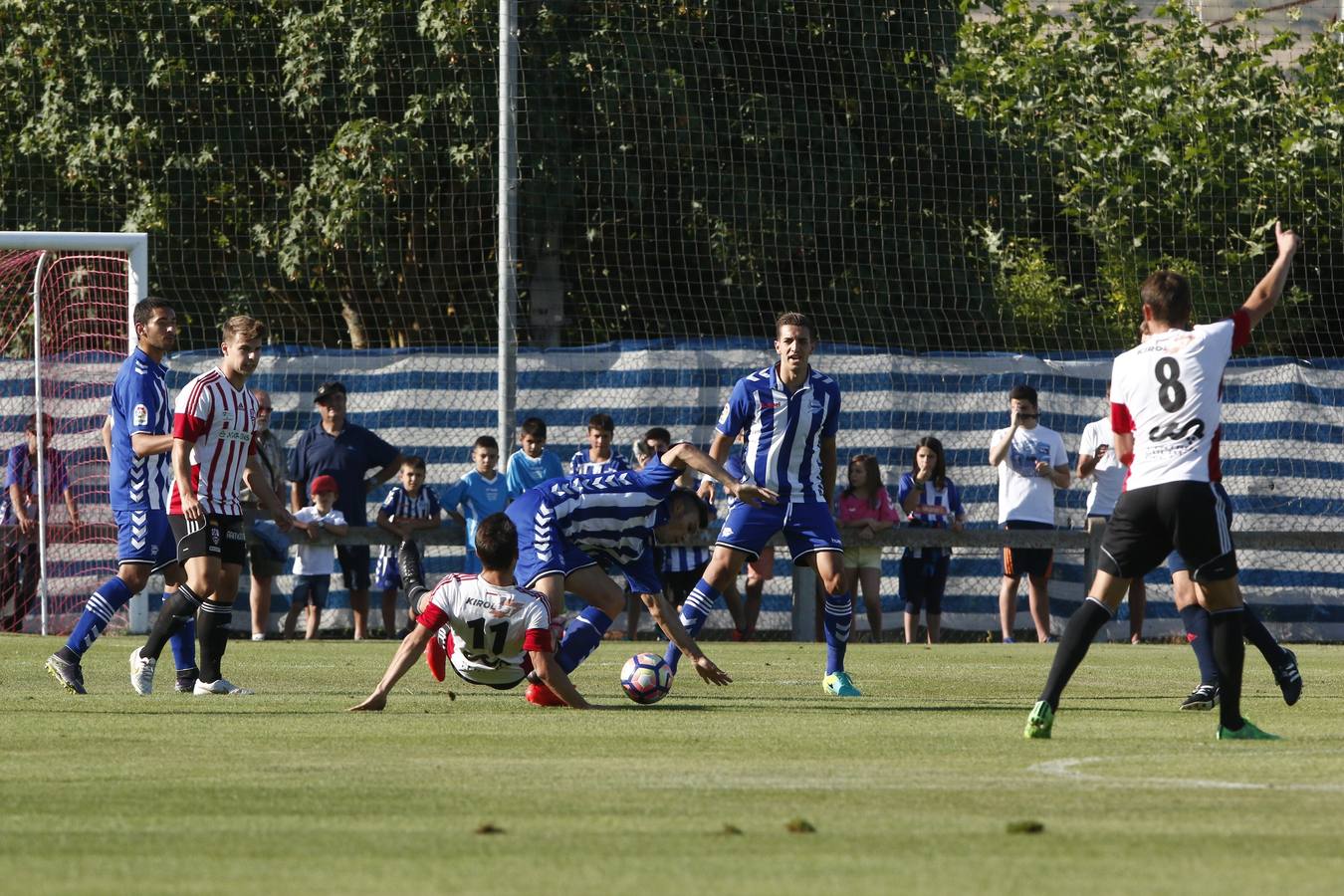 Alavés - U. D. Logroñés. Amistoso de pretemporada