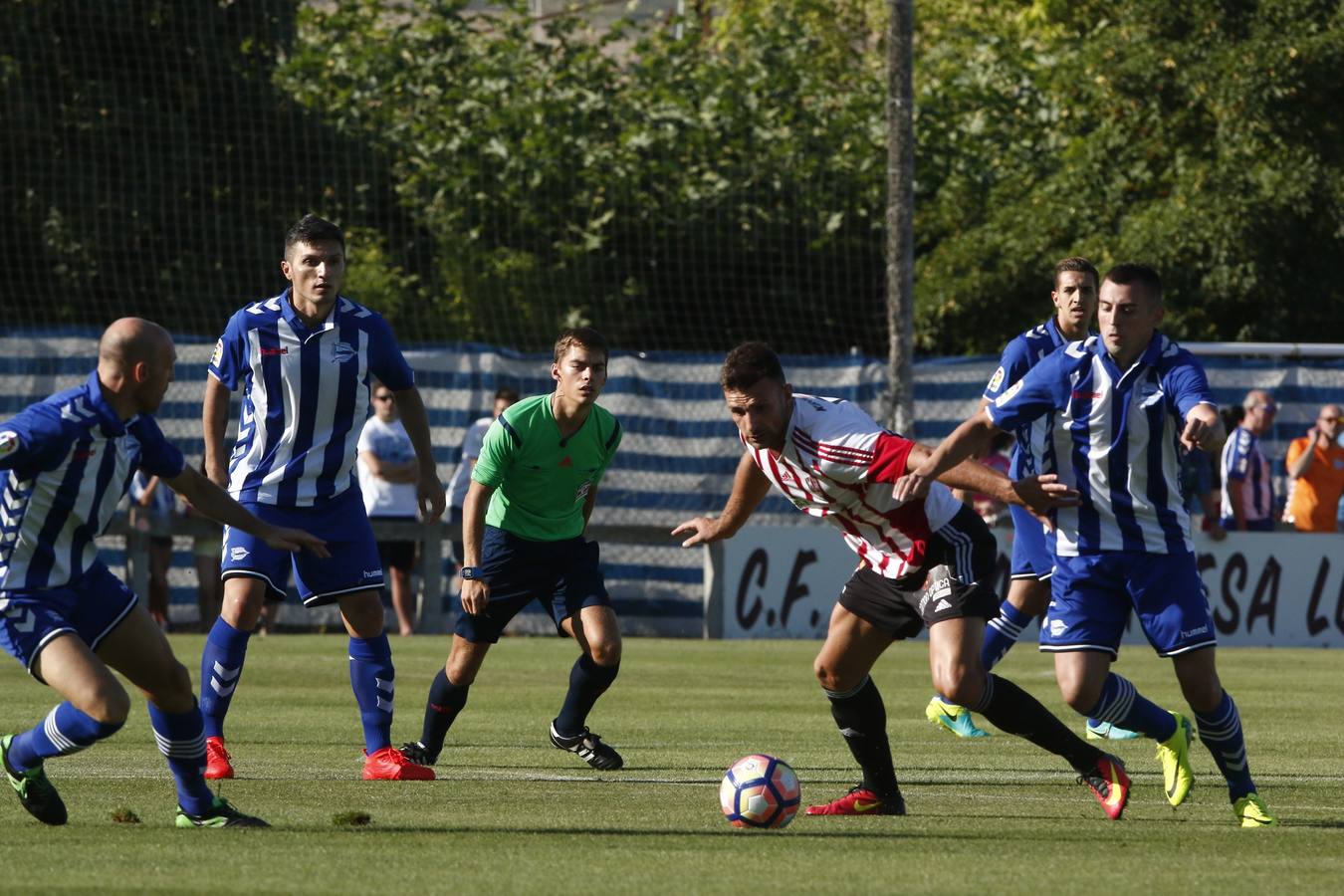 Alavés - U. D. Logroñés. Amistoso de pretemporada