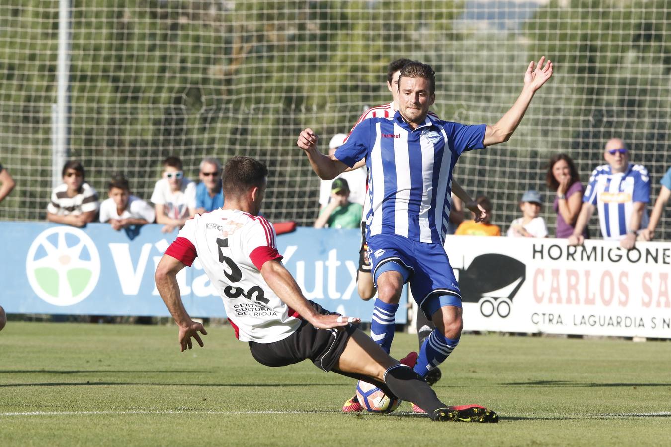 Alavés - U. D. Logroñés. Amistoso de pretemporada
