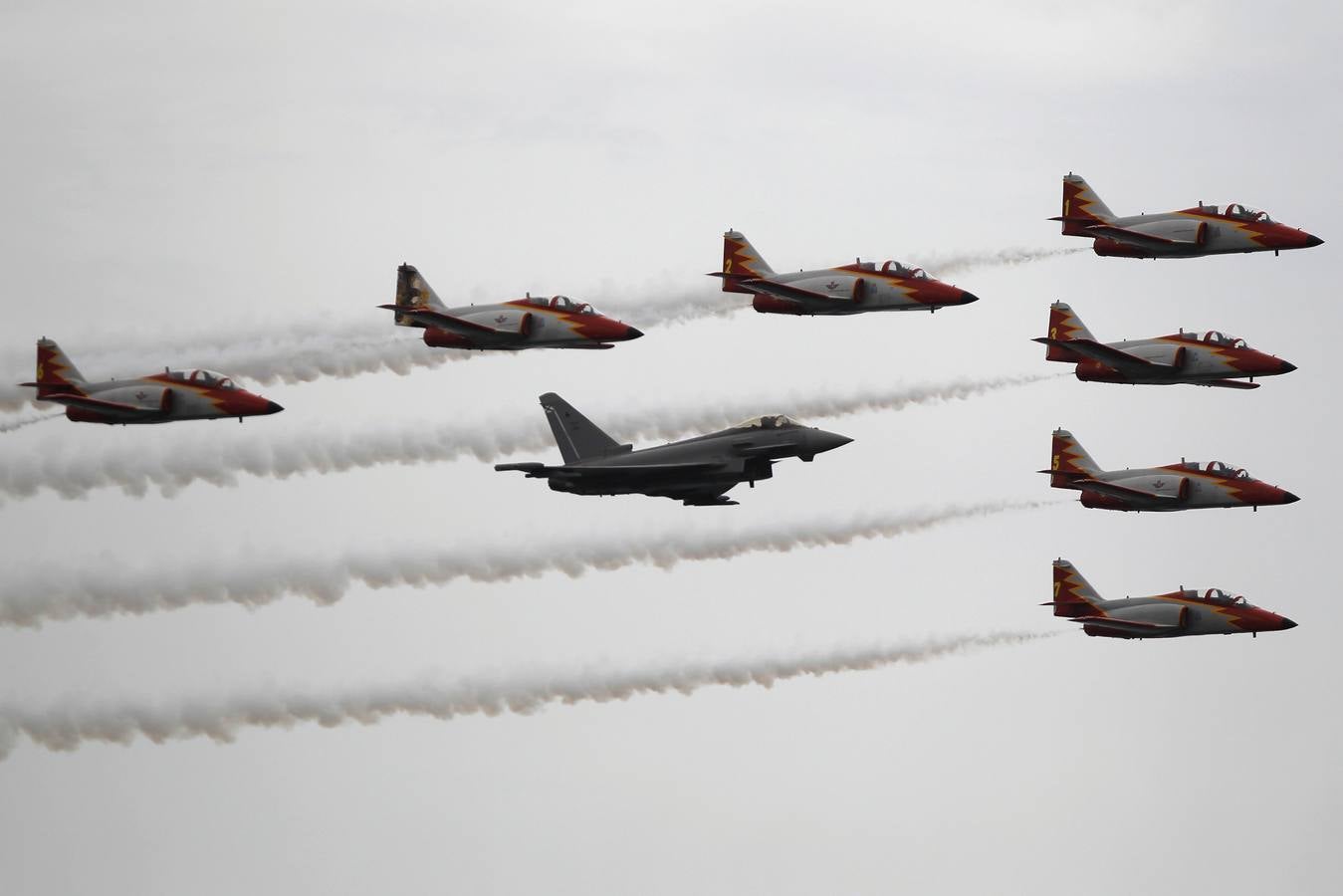 Exhibición aérea internacional en Málaga