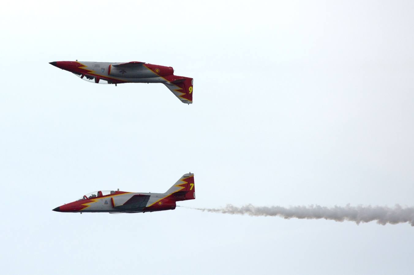 Exhibición aérea internacional en Málaga