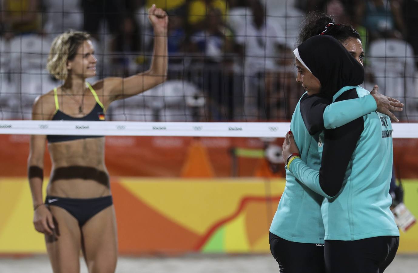 Egipto no luce tipo en voley playa femenino