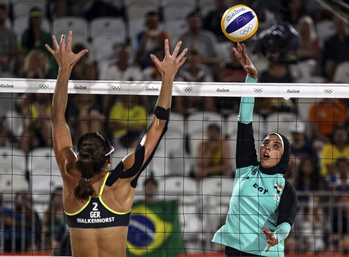 Egipto no luce tipo en voley playa femenino