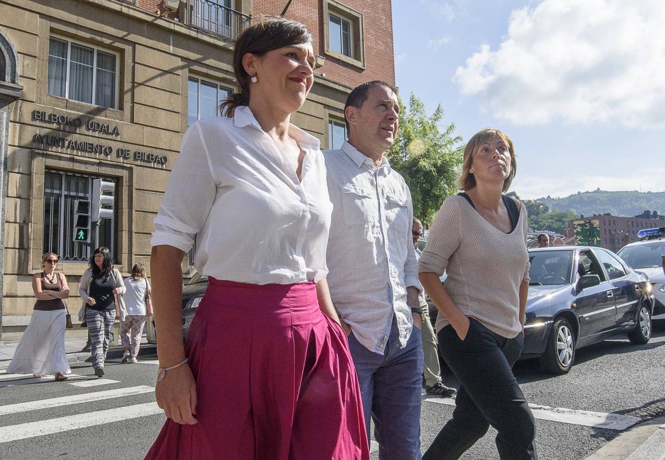 Así ha sido la presentación de Jasone Agirre como candidata de EH Bildu por Bizkaia