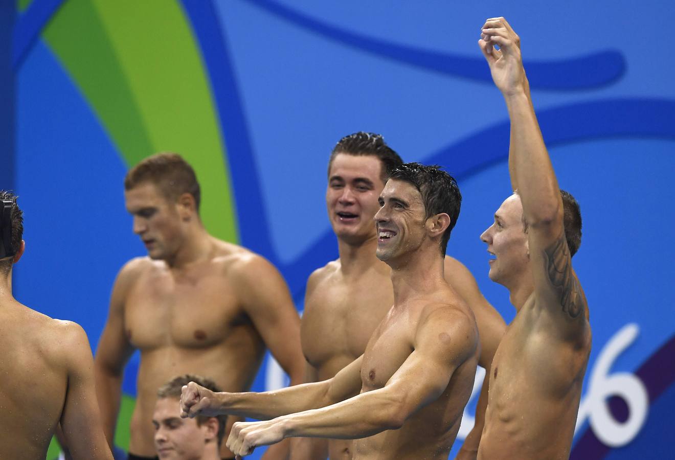 Así son los moratones de Phelps