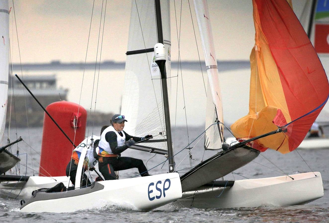 Tara Pacheco y Fernando Echavarri, del equipo español.
