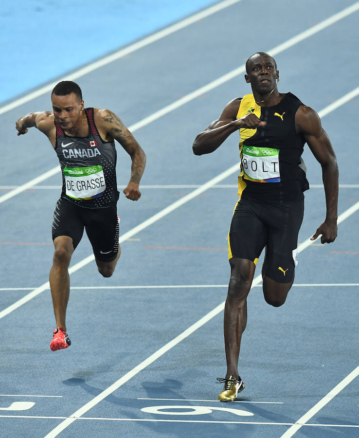 El irrepetible Usain Bolt gana su tercer oro en 100 metros