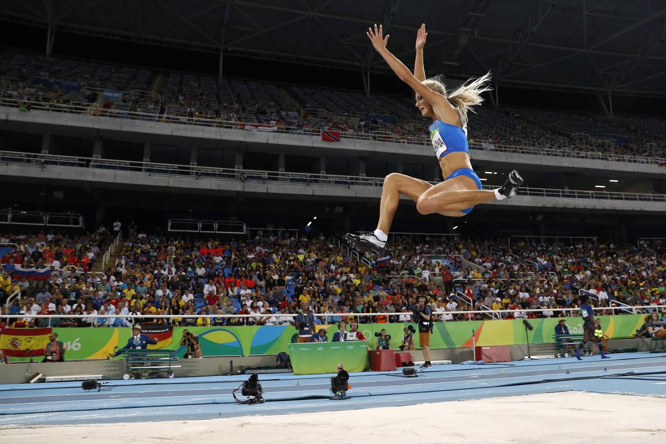 La única atleta rusa en Río-2016 se clasifica para la final de salto de longitud