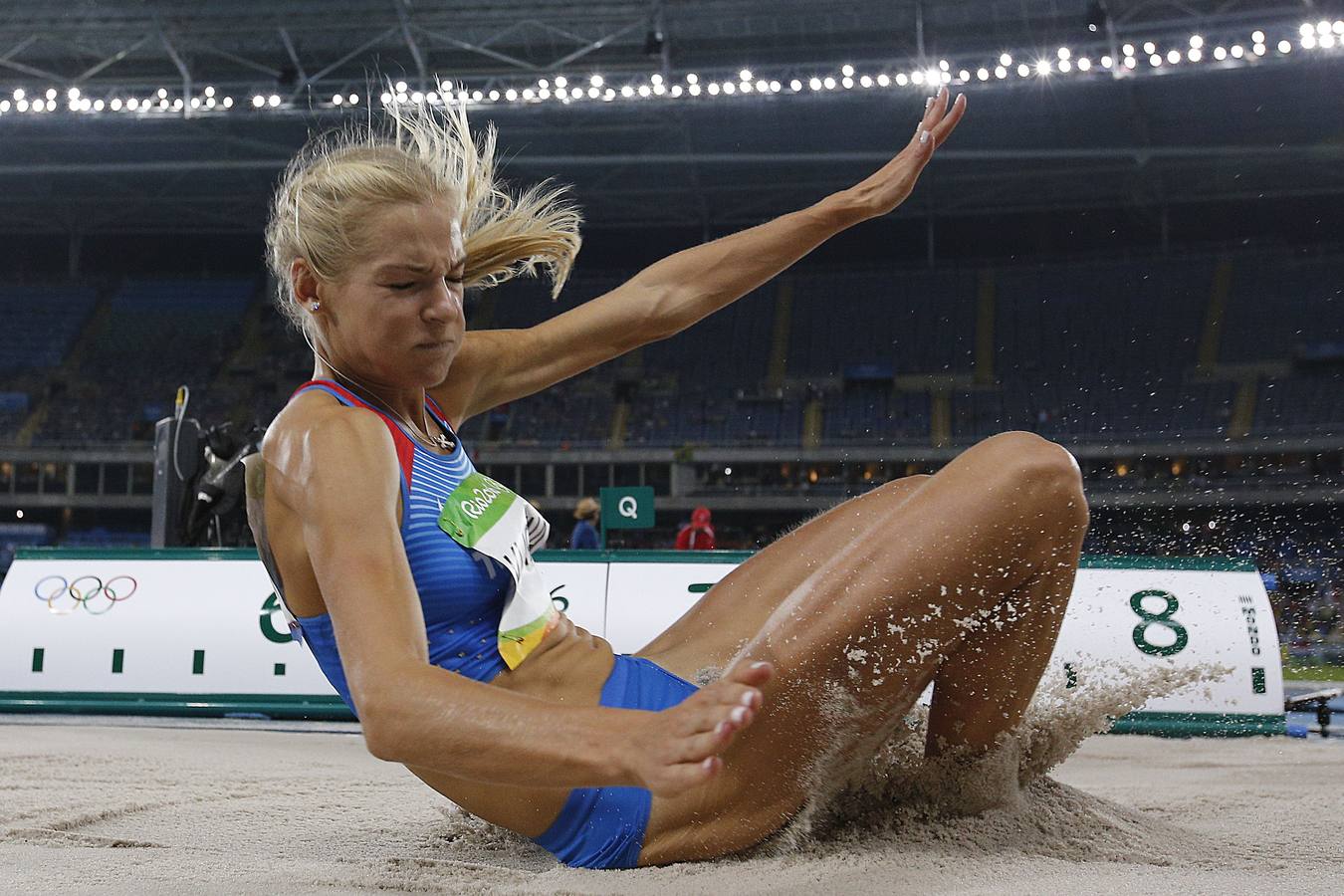 La única atleta rusa en Río-2016 se clasifica para la final de salto de longitud