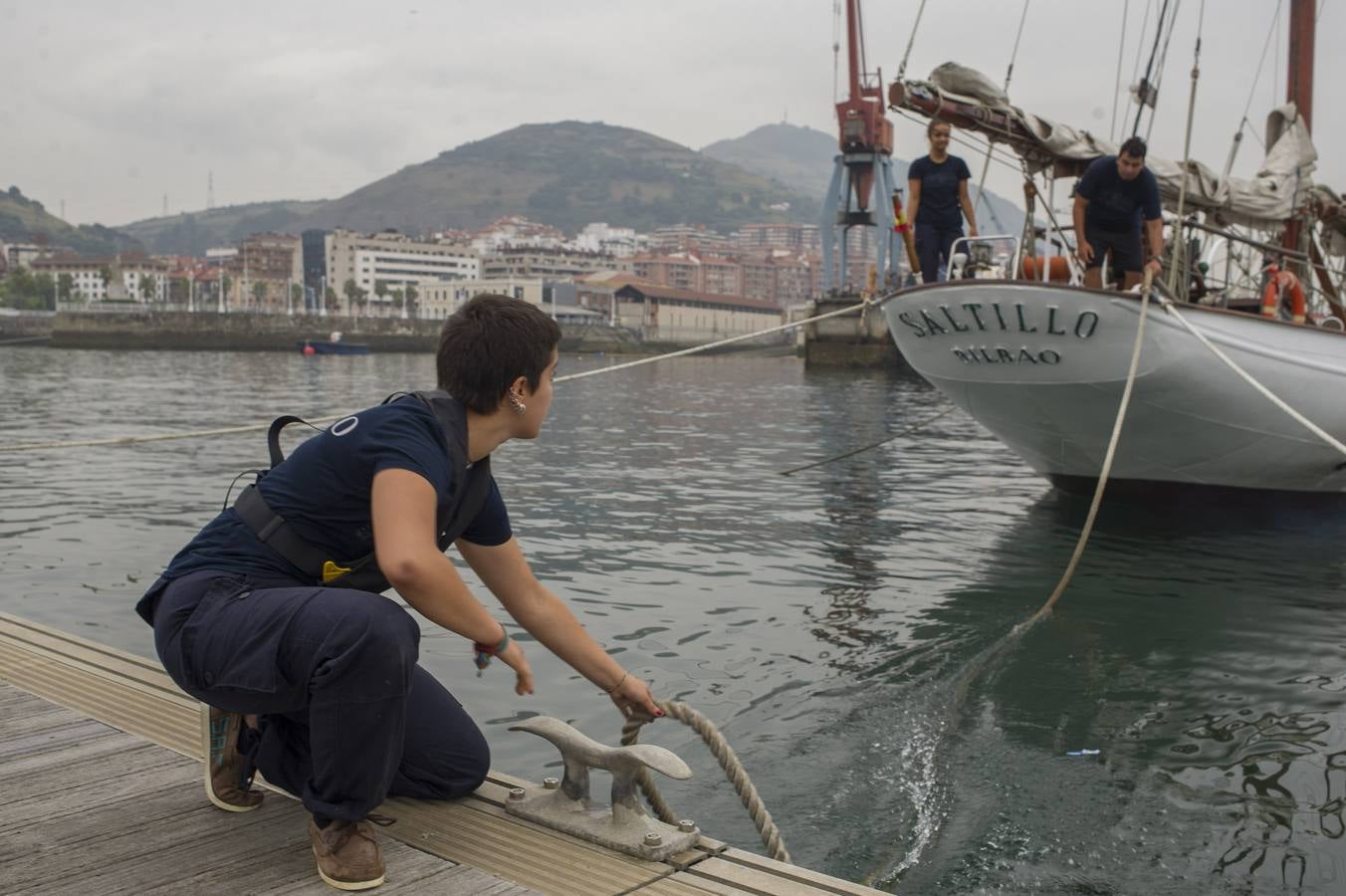 El &#039;Saltillo&#039; zarpa hacia su Kostera por Euskadi